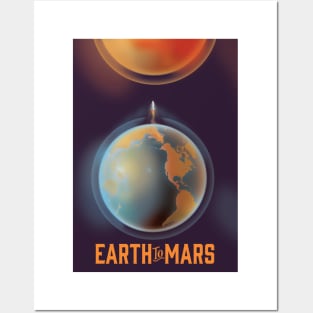 Earth To Mars Posters and Art